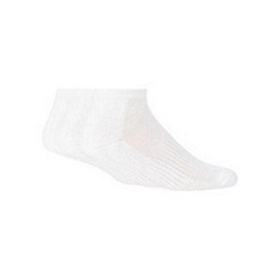 Pack of three white trainer socks